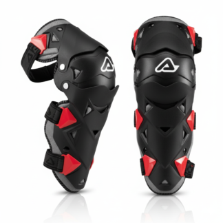 RODILLERAS ACERBIS ARTICULADAS X STRONG NEGRO ROJO **